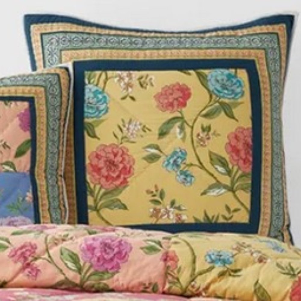 The Company Store Company Essentials™ Serene Handcrafted Patchwork Sham -Euro